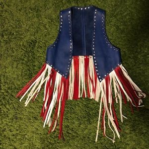 Hendrix style deerskin vest!